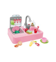Modern Lavabo Su Çeşme Oyuncak Gezegen Oyuncak Pembe 0382 (Karışık)
