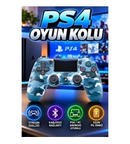 Titreşimli Kablosuz Oyun Kolu PS4 Joystick Bluetooth Uyumlu PS4 Pro PS4 Slim PC Android