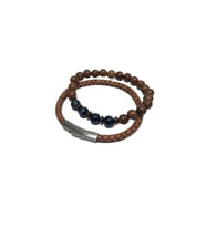 JTSS26BLK1700 HAKİKİ DERİ PASLANMAZ ÇELİK KİLİT JASPER ve HEMATİT DOĞALTAŞ KUTULU GARANTİLİ SERTİFİKALI JANTİ KOMBİN BİLEKLİK