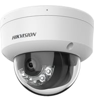 HIKVISION 4MP Dome 2.8mm IP Kamera Akıllı Hibrit Işıklı Sesli DS-2CD3141G2-LIUF