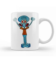 Excited Squidward Kupa Bardak Porselen