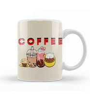 CAT Funny Coffee Drinks Art Lover Gift Quote   Vntage Retro Rainbow Style Kupa Bardak Porselen