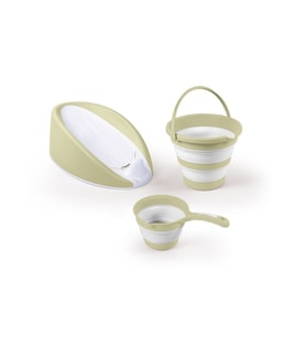 7571 ÜÇLÜ BEBEK BANYO SETİ- ECO GREEN