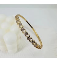 Zirkon Taşlı Pirinç Xuping Bileklik 5.9 Mm - Kbl0197