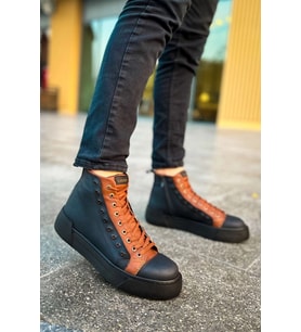 CH167 - GST Blazer Erkek Bot SIYAH/TABA