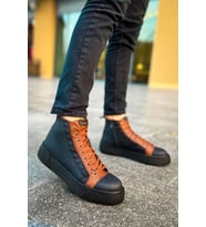 CH167 - GST Blazer Erkek Bot SIYAH/TABA
