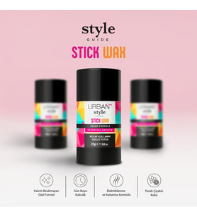 Lexroo Style Guide Güçlü Tutuş Sağlayan Saç Sabitleyici Stick Wax 35 Gram