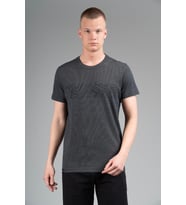 Maraton Regular Erkek Bisiklet Yaka Siyah T-shirt