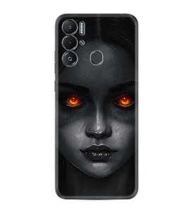 Tecno Pova Neo Kılıf Resimli Desenli Silikon Platinium Series Dark Woman 1887