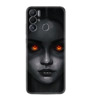 Tecno Pova Neo Kılıf Resimli Desenli Silikon Platinium Series Dark Woman 1887