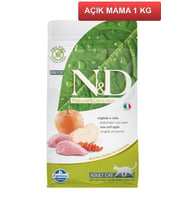 ND Tahılsız Yaban Domuzu Etli Elmalı Kedi Maması 1 Kg AÇIK