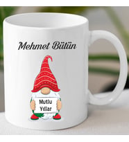 Mutlu Yıllar Tasarımlı Kupa Bardak