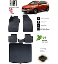 Fiat Egea Cross 2022 Araca Özel 3D Paspas Ve 3D Bagaj Havuzu