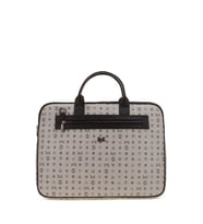 Bilik Deri Monogram Gri-Siyah Unisex Laptop & Evrak Çantası RH09 BUSİNESS-MN