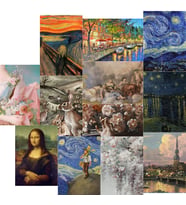 Orora Art Poster Duvar Kağıdı Seti-12li-230g-A5