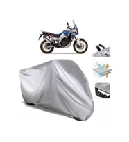Honda Crf1000l Africa Twin Dct (bağlantı Tokalı) Uyumlu SolarBlock Prime Motosiklet Brandası Örtüsü (Siyah)
