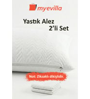 Sıvı Geçirmez Kapitoneli Yastık Alezi 50x70 cm – Su Geçirmez Yastık Koruyucu 1 Paket (2 Adet)