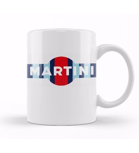 Martini Martini Racing Stripe Kupa Bardak Porselen