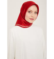 Sura Ipek Eşarp 24ya9154 5 33 - Kırmızı