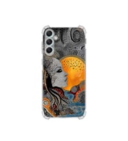 PrintiFy Samsung Galaxy A34 ile Uyumlu Simya Serisi Mozaik Tanrıça Tasarımlı Uv Baskılı Köşe Korumalı Antişok Kılıf