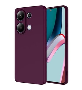 Coverzone Xiaomi Redmi Note 13 Pro 4G ?le Uyumlu K?l?f Z-Mara Lansman Vieri Tam Koruma Arka Kapak Kamera Koruma �?k?nt?l? P�r�zs�z Y�zey Koyu Mor