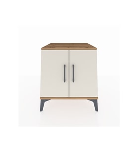 Kronos Komodin 2 Raflı 2 Kapaklı 60x59x64 Çam-Aytaşı