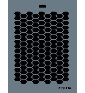 Rich New Seri N-125 Stencil 35x25 cm