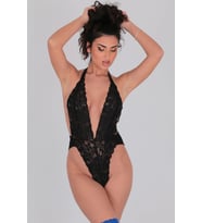 TİSTA Siyah Fantezi Bralet Body
