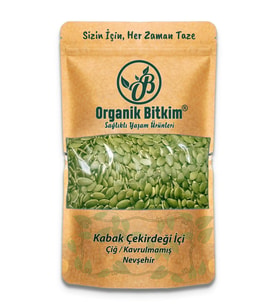 Organik Bitkim Kabak Çekirdeği İçi Çiğ 150 gr