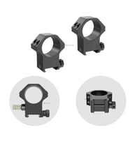 VictOptics 30mm Orta Profil Dürbün Montaj Halkaları VIMW-12 (Siyah)