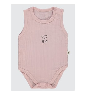 Civil Baby Bebek Çıtçıtlı Badi 1-18 Ay Pembe (Pembe)