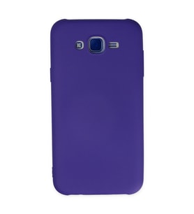 Samsung Galaxy J7 Kılıf Nano İçi Kadife Silikon - Mor