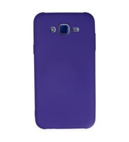 Samsung Galaxy J7 Kılıf Nano İçi Kadife Silikon - Mor