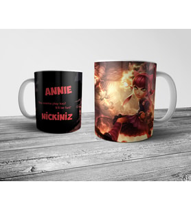 Pixxa  ANNIE İsimli Kişiye Özel Kupa Bardak (League of Legends,LOL)
