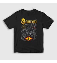 Presmono Unisex Çocuk Siyah Sauron 2 Yüzüklerin Efendisi Lord Of The Rings T-Shirt 487332tt