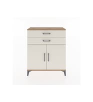 Arges Şifonyer 2 Raflı 2 Çekmeceli 2 Kapaklı 88x30x106 Çam-Aytaşı