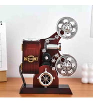 Nostaljik Film Projektör Müzik Kutusu – Retro Sinema Makinesi Tasarımı ile Dekoratif, Koleksiyonluk ve Hediyelik Kurmalı Müzik Kutusu