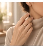 STİL İNCİSİ/XUPING JEWELRY KEMİK İNCE ZİRKON TAŞLI YÜZÜK