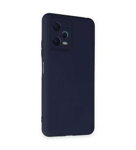 Xiaomi Redmi Note 12 5g Kılıf Nano İçi Kadife Silikon - Lacivert