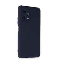 Xiaomi Redmi Note 12 5g Kılıf Nano İçi Kadife Silikon - Lacivert