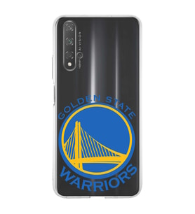 Huawei Honor 20 Uyumlu Kapak Golden State Warriors Tasarımlı Şeffaf Silikon Kılıf