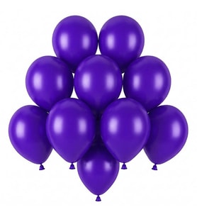 Mor Renk Lateks Pastel Balon (13 cm) - 10 Adet