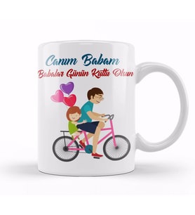 Babalar Günü Babaya Hediye 059 Kupa Bardak Porselen
