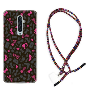 Oppo Reno 2Z 4 Lite 4 Pro 5 6 7 A31 Kılıf Boyun Asklı Rasta Silikon Barbie and Shoes 1413