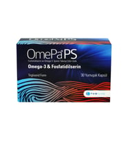 Omepa PS Omega 3 ve Fosfatidilserin İçeren Takviye Edici Gıda 30 Yumuşak Kapsül