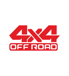 Off Road 4X4 Oto Sticker 2 Adet Büyük Boy Kırmızı 20*10 Cm