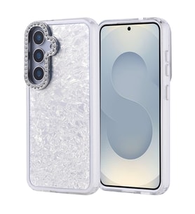 Samsung Galaxy S25 Uyumlu Kılıf Taşlı Tasarımlı Zore Kapi Kapak