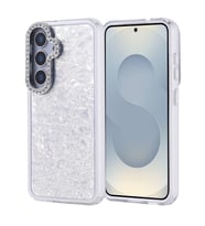 Samsung Galaxy S25 Uyumlu Kılıf Taşlı Tasarımlı Zore Kapi Kapak