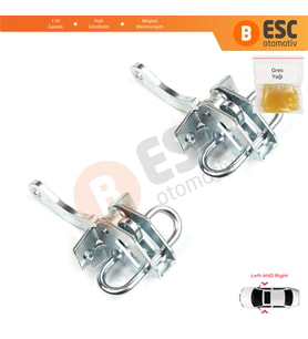 Fiat Seicento 600 Elettra 187 1997-2010 46553843 İçin 2 EA Sağ ve Sol Kapı Gergi Yayı