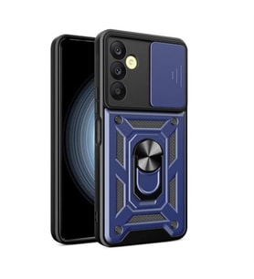 Coverzone Galaxy A25 ?le Uyumlu PhoenixShield Kamera Korumal? Kapak Tam Koruma Manyetik Vega Kapak Lacivert